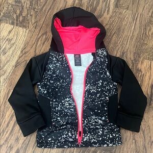 Champion Black and Pink Speckled Jacket